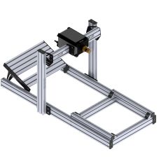 Sim racing rig 4080 profilés DD1/2 sidemount
