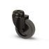 Roulette pivotante noire 50 mm