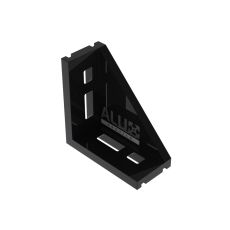 Équerre d’angle 3060 noire Équerre d’angle 3060 noire