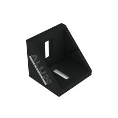 Équerre d’angle 4040 noire Équerre d’angle 4040 noire