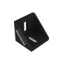Équerre d’angle 4040 noire Équerre d’angle 4040 noire