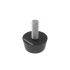 Pied en caoutchouc Ø30 avec goujon M8 23 mm Image produit