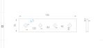 Plaque de connexion 40x160 4 trous