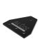 Plaque de connexion T 135x135 noire 5 trous