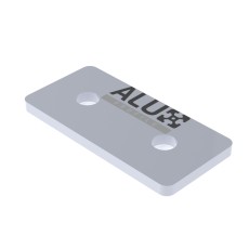 Plaque de connexion 45x90 – 2 trous