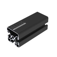 Noir Alux Profilé Aluminium 4040 3T 40x40mm Profil à Rainure en T x3 8mm Anodisé Noire